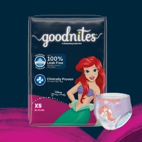Ropa interior para niñas Goodnites® para mojar la cama